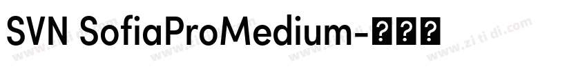 SVN SofiaProMedium字体转换 SVN SofiaProMedium字体转换